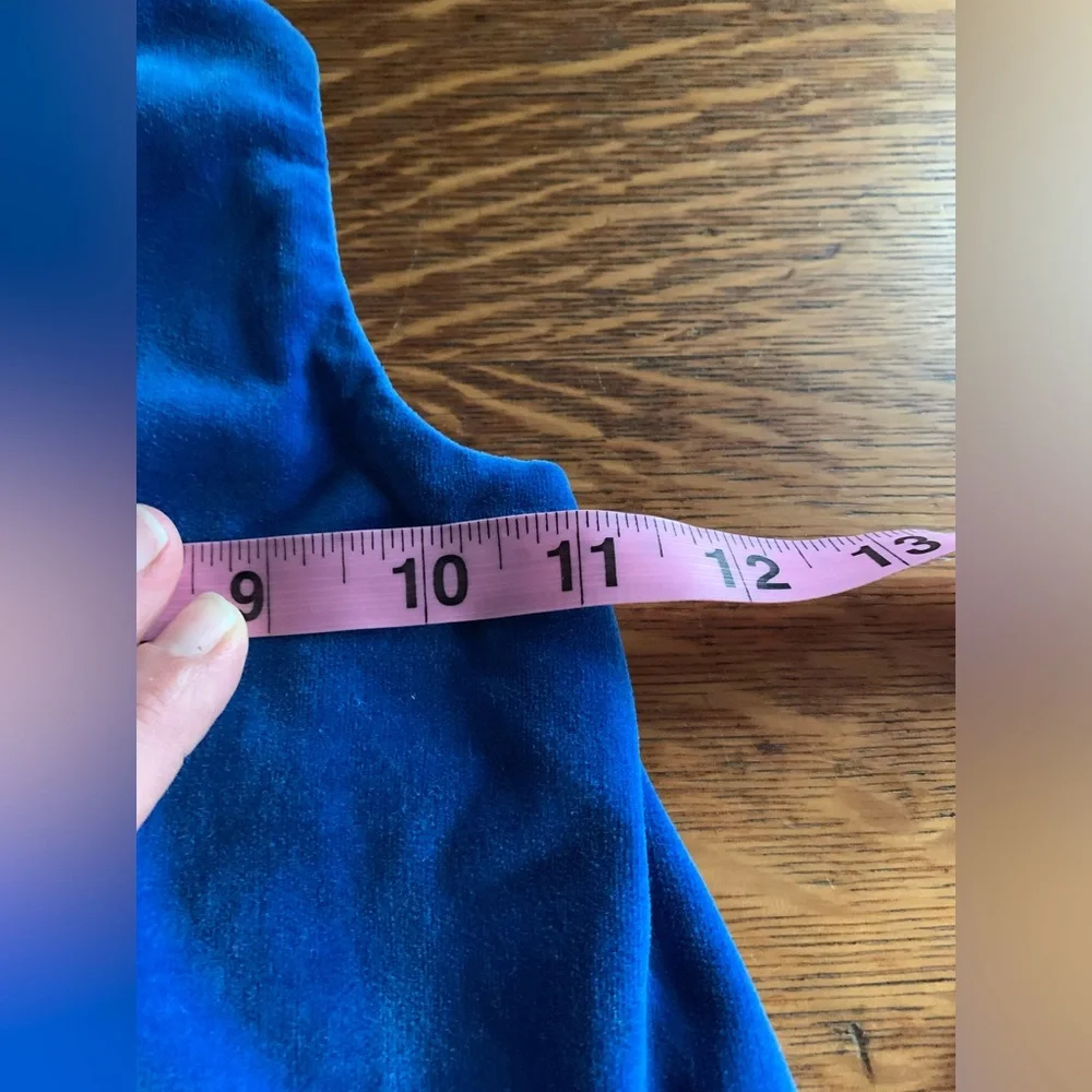 Vintage Toddle Tyke 2 Piece Blue Velvet Baby Outfit 6 Months Nostalgia Infant